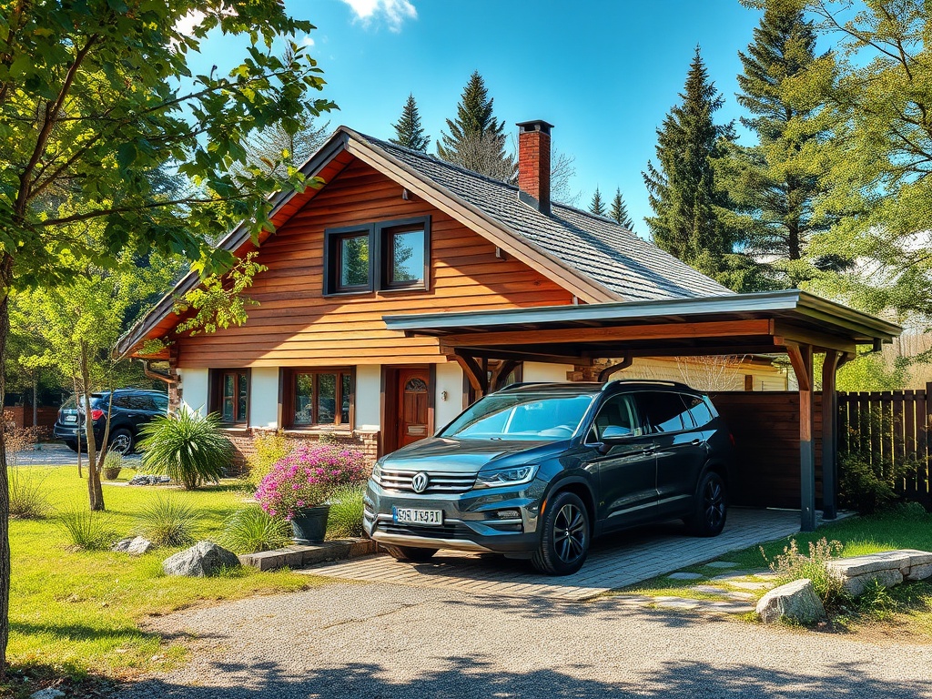 pax-romana.ru | Навес для автомобиля на участке загородного дома